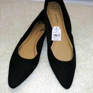 Black Flats Time and Truewith memory foam